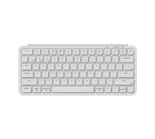 Компактная (75%) ножничная клавиатура Keychron B1 Pro - 3 типа подключения, 77 клавиш, цвет Ivory White
