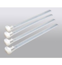 Hyperline GTRN-150HD Стяжка нейлоновая открывающаяся, безгалогенная (halogen free), 150x7.6мм (100 шт)