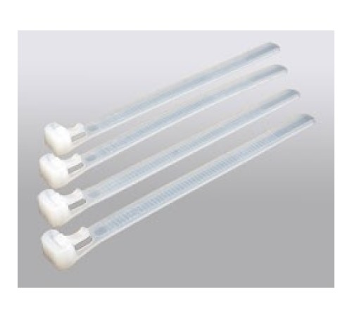 Hyperline GTRN-150HD Стяжка нейлоновая открывающаяся, безгалогенная (halogen free), 150x7.6мм (100 шт)