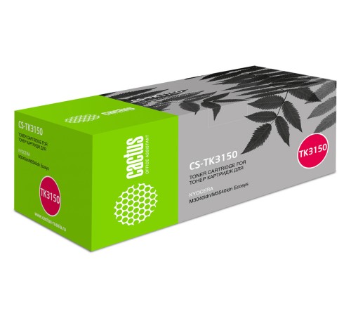 Картридж лазерный Cactus CS-TK3150 черный (14500стр.) для Kyocera Mita M3040idn/M3540idn Ecosys