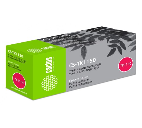 Картридж лазерный Cactus CS-TK1150 черный (3000стр.) для Kyocera Ecosys P2235d/P2235dn/P2235dw/M2735dw