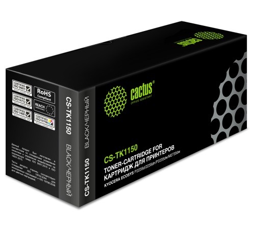 Картридж лазерный Cactus CS-TK1150 черный (3000стр.) для Kyocera Ecosys P2235d/P2235dn/P2235dw/M2735dw