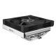 Кулер для процессора DEEPCOOL AN600 LGA1700/1200/115X/AM5/AM4 низкопрофильный 67mm (18шт/кор, TDP 180W, PWM, White LED Fan 120mm, 6 тепл. трубок, Copper Base, черный) RET (AN600)
