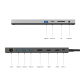 Док-станция Docking Station WAVLINK USB-C Triple Display /85W PowerDelivery/2xUSB3.0/2xUSB2.0/1xUSB C/1xDP/2xHDMI/1xGigabit LAN/1xAudio In/Out/1xSD/Micro SD CardReader (WL-UMD08)