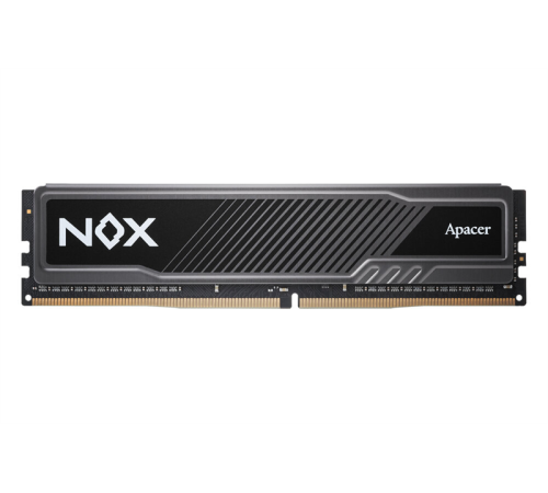Оперативная память Apacer  DDR4  32GB  3200MHz UDIMM NOX Black Gaming Memory (PC4-25600) CL16 1.35V Intel XMP 2.0, Heat Sink (Retail) 2048*8  3 years (AH4U32G32C282MBAA-1) (AH4U32G32C282MBAA-1)