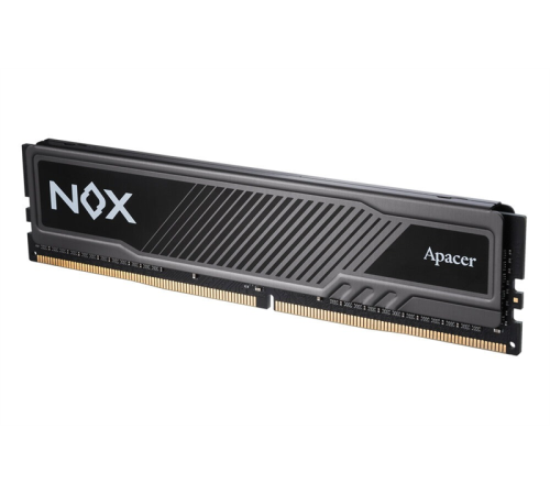 Оперативная память Apacer  DDR4  32GB  3200MHz UDIMM NOX Black Gaming Memory (PC4-25600) CL16 1.35V Intel XMP 2.0, Heat Sink (Retail) 2048*8  3 years (AH4U32G32C282MBAA-1) (AH4U32G32C282MBAA-1)
