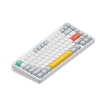Беспроводная механическая клавиатура QMK Nuphy Halo75 V2 Ionic White, RGB, Hot Swap, Lemon Switch