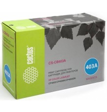 Картридж лазерный Cactus CS-CB403AR CB403A пурпурный (7500стр.) для HP CLJ CP4005/CP4005DN/CP4005N
