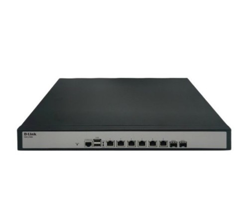 D-Link DSA-2108S/A1A Сервисный маршрутизатор, 6x1000Base-T WAN/LAN, 2x1000Base-X SFP
