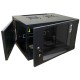 Шкаф настенный Next, 12U 550x450, стеклянная дверь, черный (TWT-CBWNG-12U-6X4-BK)