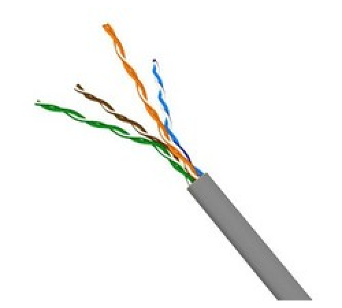Кабель TWT UTP, серии XS, 2 пары, Кат.5e, PVC, 305 метров, серый (TWT-5EUTP2-XS) Кабель TWT UTP, серии XS, 2 пары, Кат.5e, PVC, 305 метров, серый (TWT-5EUTP2-XS)