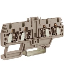 Dkc ZHM520GR-RET HMM.2/2+2GR, проходной зажим 2,5 кв.мм серый 2 ввод/2 вывода