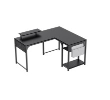 Стол письменный (для компьютера) угловой EUREKA ZX-L150B-B-RU с шириной 150 см, Black