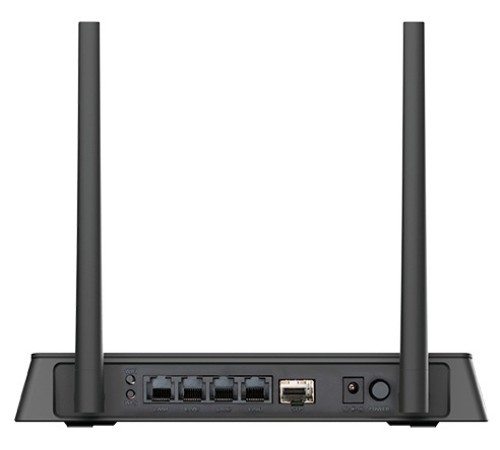 Роутер беспроводной D-Link DIR-615/GFRU (DIR-615/GFRU/R2A) N300 1000BASE-X SFP черный