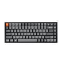 Беспроводная механическая клавиатура QMK Keychron K2 Max, 84 клавиши, RGB подсветка, Hot-swap, алюм.рамка Keychron Brown Switch
