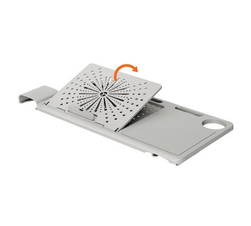 Съёмный ноутбучный столик для кресла FoxGear NETZ NTray, серый