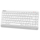 Клавиатура A4Tech Fstyler FBK11 белый/серый USB беспроводная BT/Radio slim