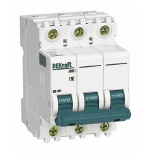 Systeme electric 11075DEK Авт. выкл. 3Р 3А х-ка C ВА-101 4,5кА DEKraft
