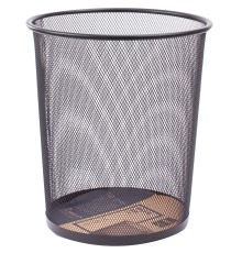 Урна для мусора Deli E9188 круглая мет.сетка черный