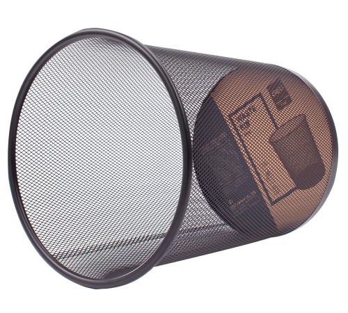 Урна для мусора Deli E9188 круглая мет.сетка черный