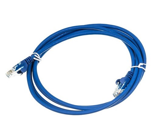 Патч-корд Lanmaster FTP LAN-PC45/S6A-2.0-BL вилка RJ-45-вилка RJ-45 кат.6А 2м синий LSZH (уп.:1шт)