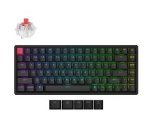 Беспроводная механическая ультратонкая клавиатура QMK Keychron K2 версия 3, 84 клавиши, RGB подсветка, Red Switch