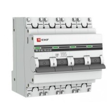 EKF mcb4763-4-16C-pro Автоматический выключатель 4P 16А (C) 4,5kA ВА 47-63 EKF PROxima