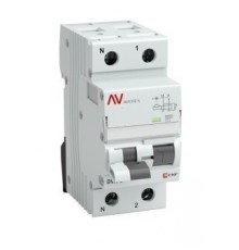 EKF rcbo6-1pn-25B-30-ac-av Дифференциальный автомат DVA-6 1P+N 25А (B) 30мА (AC) 6кА EKF AVERES