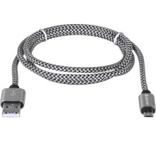 Кабель USB2.0 TO MICRO-USB 1M WHITE USB08-03T 87803 DEFENDER
