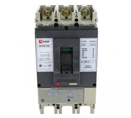 EKF mccb99C-630-630 Выключатель автоматический ВА-99C (Compact NS) 630/630А 3P 45kA EKF PROxima EKF mccb99C-630-630 Выключатель автоматический ВА-99C (Compact NS) 630/630А 3P 45kA EKF PROxima