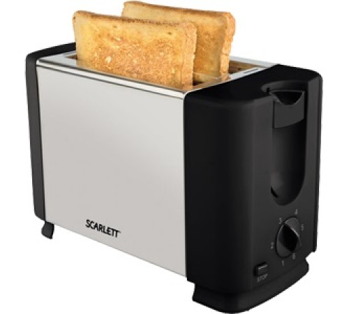 Тостер Scarlett SC-TM11012 700Вт серебристый/черный Тостер Scarlett SC-TM11012 700Вт серебристый/черный