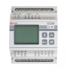 EKF sm-g33h Многофункциональный измерительный прибор G33H с жидкокристалическим дисплеем  на DIN-рейку