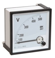 Iek IPV10-6-0300-E Вольтметр Э47 300В кл. точн. 1,5 72х72мм