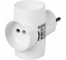 Rexant 11-1081 Тройник электрический без заземления 220 В 6-10 A