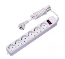 EKF UFA16-310-6-03 Сетевой фильтр 6*3м 16А/3,2кВт с выкл. c/з ПВС 3х1,0 Блокбастер XL EKF PROxima