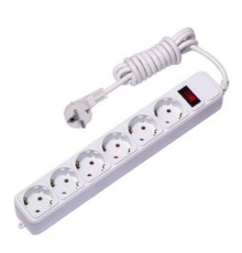 EKF UFA16-310-6-03 Сетевой фильтр 6*3м 16А/3,2кВт с выкл. c/з ПВС 3х1,0 Блокбастер XL EKF PROxima
