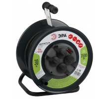 ЭРА Б0046844 Удлинитель силовой RMx-4es-3x1.5-30m-IP44(KG) на м. катушке c/з 4 гн 30м КГ 3х1.5