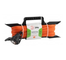 ЭРА Б0043040 Удлинитель силовой UFx-1-2x1.0-20m-IP44 на рамке б/з 1 гн 20м ПВС 2х1