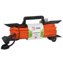 Эра Б0046821 Удлинитель силовой UFx-1-2x0.75-20m-IP44 на рамке б/з 1 гн 20м ПВС 2x0.75