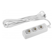 ЭРА Б0028369 Удлинитель U-3e-1,5m-3x1 с заземлением 3 гнезда 1,5 м {полипропилен, 3х1 мм2}