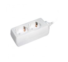 Iek WYP10-16-02-05-Z-N Удлинитель У02 2 места 2Р+РЕ/5 метров 3х1мм2 16А/250 IEK