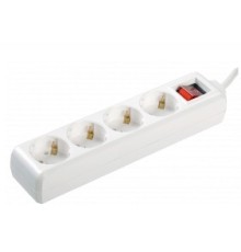 Iek WYP10-16-04-01-ZK-17 Удлинитель У04К-выкл. 4 места 2 Р + P Е /1,5 метра 3х1мм2 16А/250 IEK