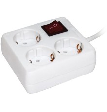 Iek WYP30-16-03-03-ZK-N Удлинитель У-С03К-выкл. 3 места 2 Р + P Е /3метра 3х1мм2 16А/250 IEK