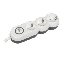 Iek WYP53-16-03-D15-ZK Удлинитель У03В с выключателем 3 места 2P+PE/1,5м 3х1,5мм2 16А/250В UNO