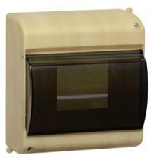 IEK MKP42-N-06-30-09-S Бокс с прозр.крышкой КМПн 2/6 для 6-х авт.выкл. (Сосна)