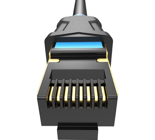 Патч-корд удлинитель Vention прямой SSTP cat.6, RJ45 - 3м. Черный Vention IBLBI