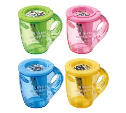 Точилка для карандашей ручная Deli Cup E0551 2 отверстия пластик ассорти дисплей Точилка для карандашей ручная Deli Cup E0551 2 отверстия пластик ассорти дисплей