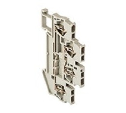 EKF plc-jxb-st-1.5-4-2 Колодка клеммная самозажимная двойная JXB-ST-1.5 17.5А серая EKF PROxima