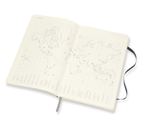 Еженедельник Moleskine ACADEMIC SOFT WKNT Large 130х210мм датир.18мес 208стр. мягкая обложка черный Еженедельник Moleskine ACADEMIC SOFT WKNT Large 130х210мм датир.18мес 208стр. мягкая обложка черный