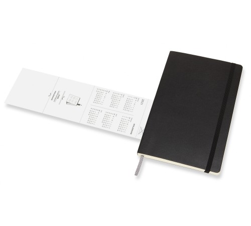 Еженедельник Moleskine ACADEMIC SOFT WKNT Large 130х210мм датир.18мес 208стр. мягкая обложка черный Еженедельник Moleskine ACADEMIC SOFT WKNT Large 130х210мм датир.18мес 208стр. мягкая обложка черный
